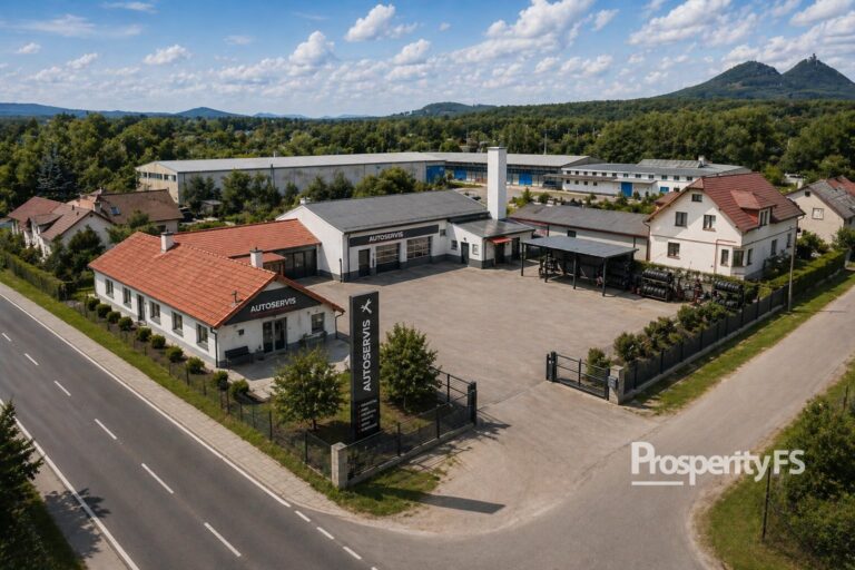 Prodej komerčního areálu včetně firemního zázemí 1.945&nbsp;m² – Okna, Česká Lípa