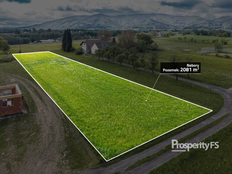 Prodej TOP stavebního pozemku 2&nbsp;081 m², Třinec – Nebory